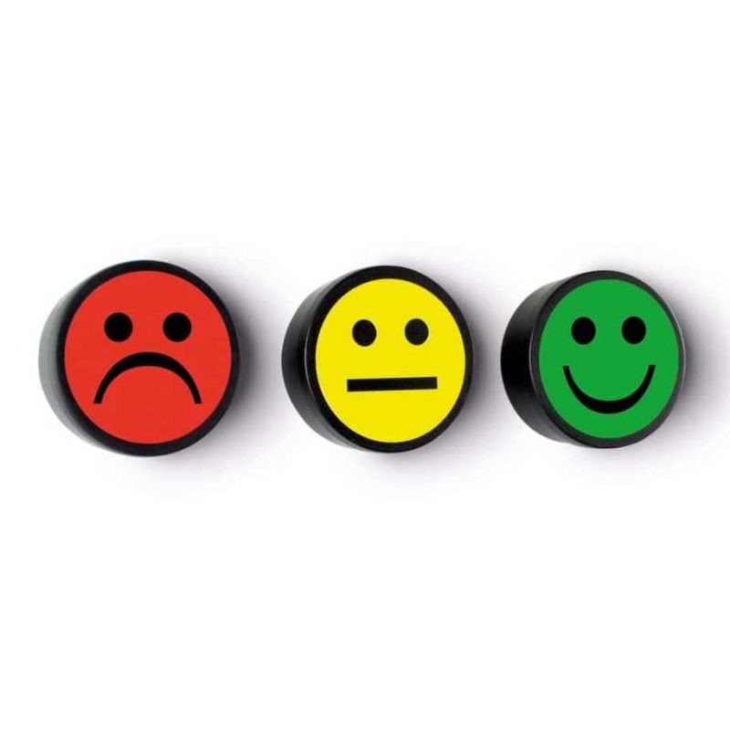 Mágneses jel ‘Smiley’ Ø 35mm