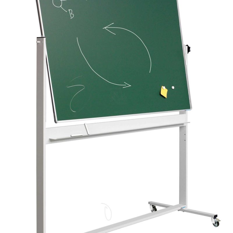 Forgatható kétoldalas állványos mágnestábla - whiteboard