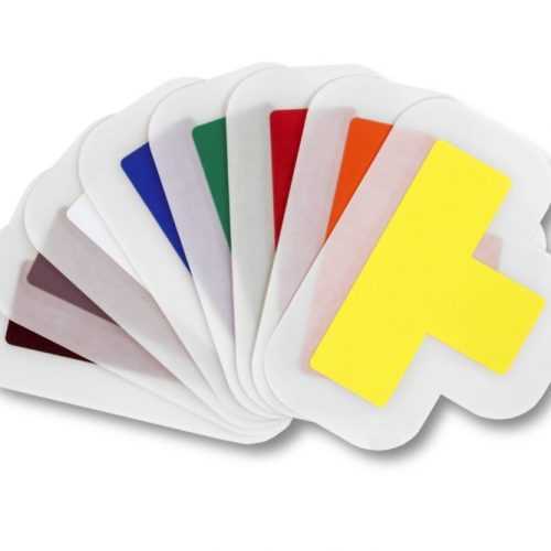 T jelölés védőfóliával (flexibilis) 2