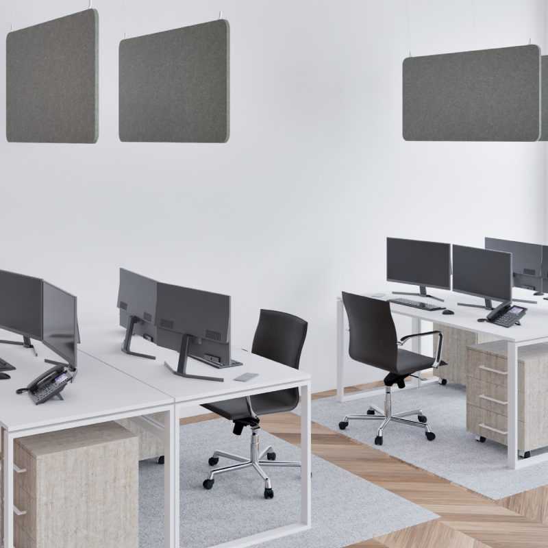 Akusztikus téglalap mennyezeti panel