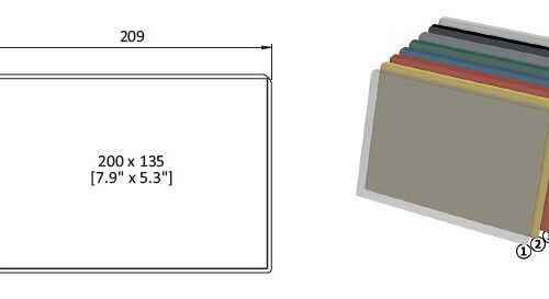 Felül nyitott cimketartó 200x135-2