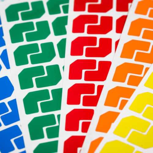 GEToolbox® Asztali tárhely jelölés L-forma