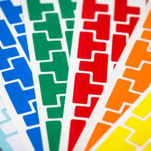 GEToolbox® Asztali tárhely jelölés T-forma