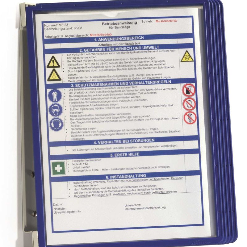 Bemutatótábla tartó VARIO® WALL 5