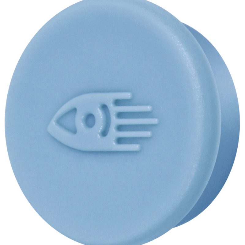 Táblamágnes, 20 mm, lágy kék