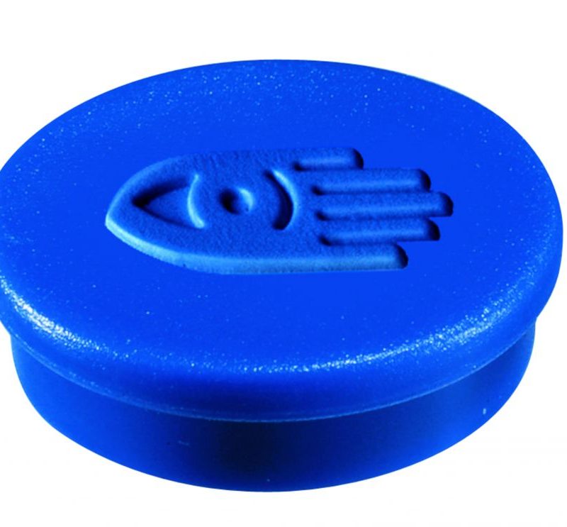 Táblamágnes, 30 mm, kék