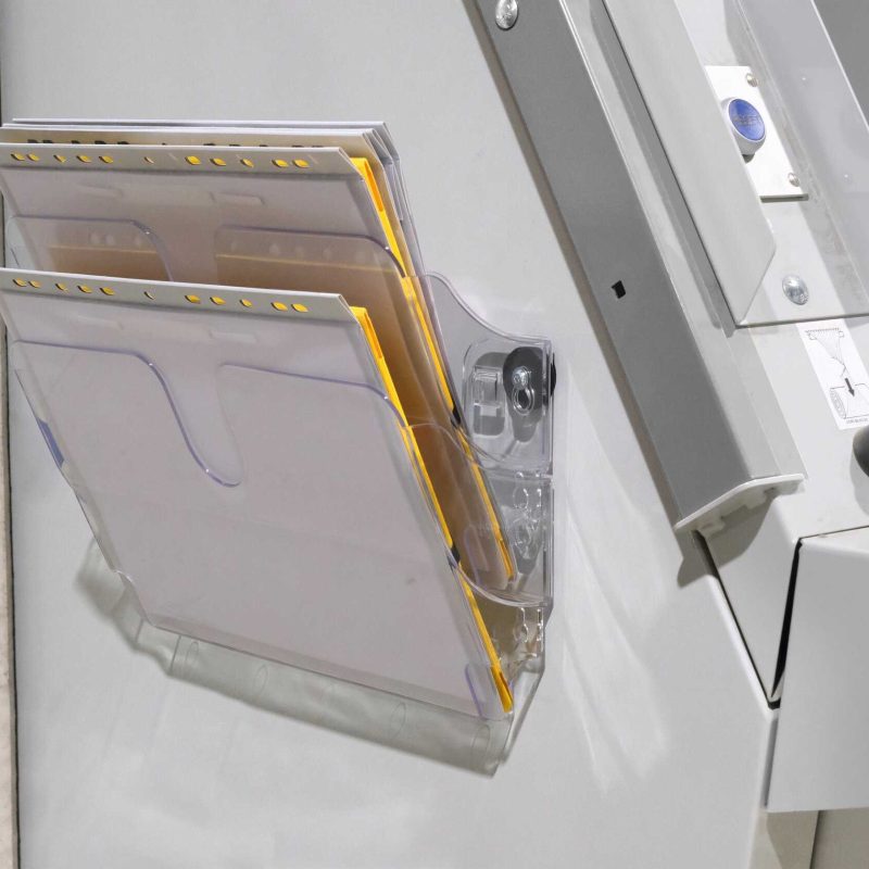 Prospektustartó FLEXIPLUS 2 A4 fekvő, mágneses