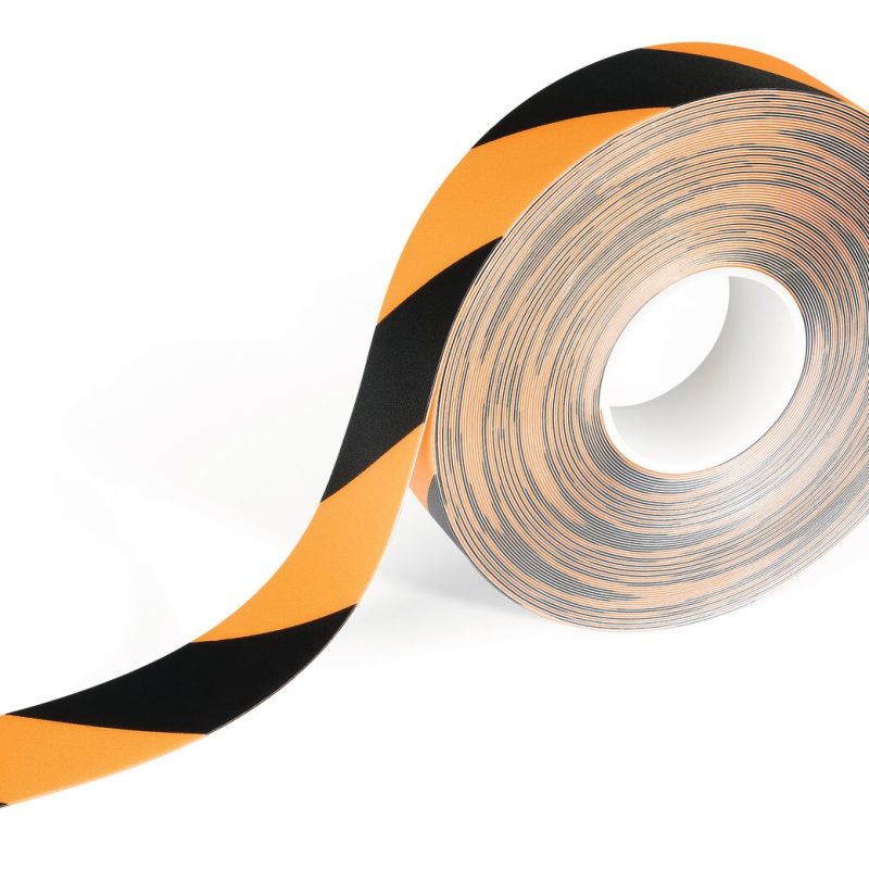 Padlójelölő szalag DURALINE® 50-05_sarga-fekete