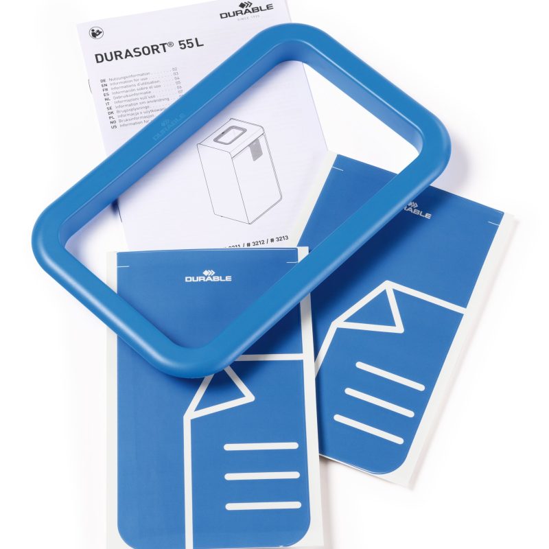 Szelektív hulladékgyűjtő DURASORT® 55L - papírhoz-3