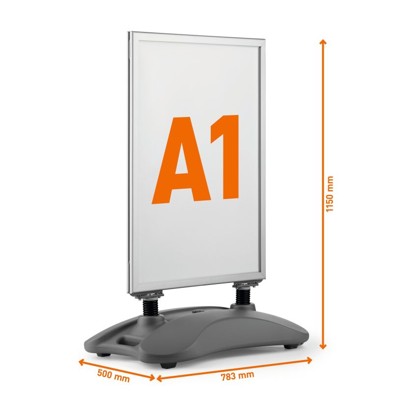 Kültéri megállító tábla HEAVY BASE OUTDOOR A1