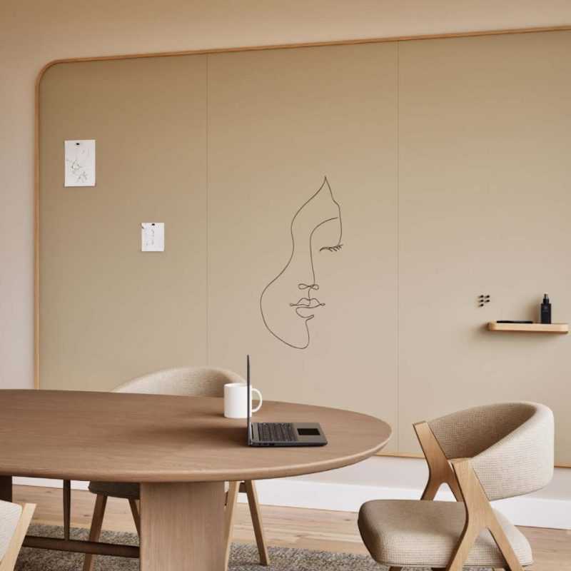 Chameleon curve wall oak
